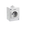 Gniazdo Scame Unibox 230V IP40 natynkowe