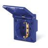 Gniazdo tablicowe domowe 230V 16A 2P+E IP44 Scame IEC309 schuko 50x60mm