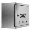 Skrzynka gazowa GAZ 25x25x15 inox